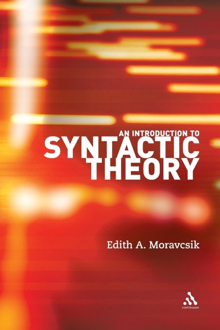 An Introduction to Syntactic Theory - Edith A. Moravcsik