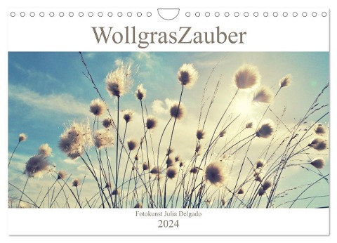 Wollgraszauber (Wandkalender 2024 DIN A4 quer), CALVENDO Monatskalender - Julia Delgado