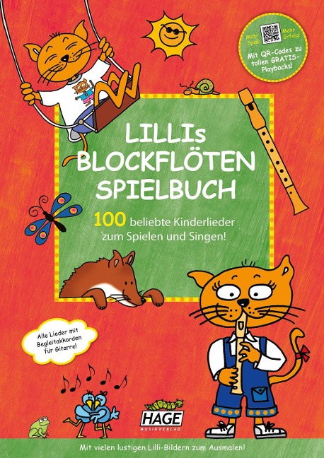 Lillis Blockflöten Spielbuch mit QR-Code zum Download - 