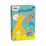 Cover-Bild zum Titel '6 erste Puzzles - Tierfamilie' von ''