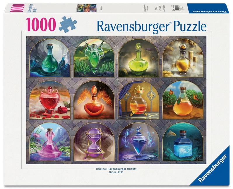 Erwachsenenpuzzle 1000 Teile - Zaubertränke - 