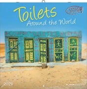 Cover-Bild zum Titel 'Toilets Around the World 2026 - Wand-Kalender - Broschüren-Kalender - 30x30 - 30x60 geöffnet - Toiletten-Kalender' von ''