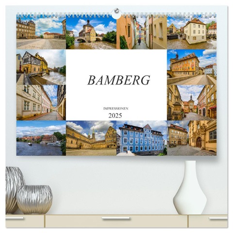 Bamberg Impressionen (hochwertiger Premium Wandkalender 2025 DIN A2 quer), Kunstdruck in Hochglanz - Dirk Meutzner