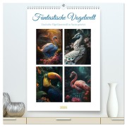 Cover-Bild zum Titel 'Fantastische Vogelwelt (hochwertiger Premium Wandkalender 2026 DIN A2 hoch), Kunstdruck in Hochglanz' von 'Steffen Gierok-Latnaik'