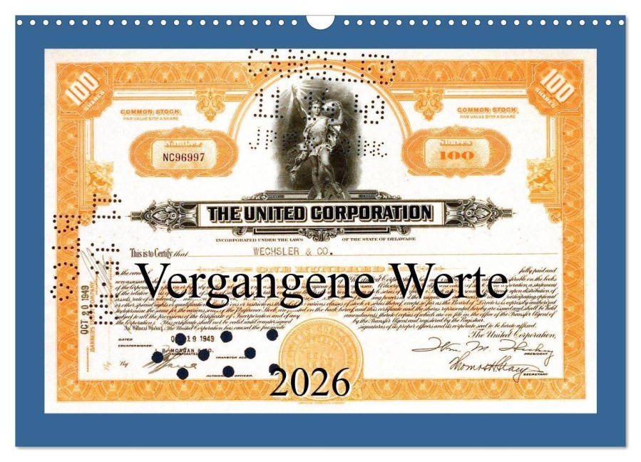 Vergangene Werte (Wandkalender 2026 DIN A3 quer), CALVENDO Monatskalender - Ewald Steenblock