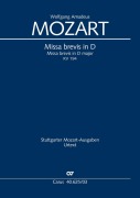 Cover-Bild zum Titel 'Missa brevis in D' von 'Wolfgang Amadeus Mozart'