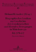 Cover-Bild zum Titel 'Biographisches Lexikon zur Geschichte der demokratischen und liberalen Bewegungen in Mitteleuropa' von ''