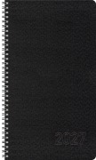 Cover-Bild zum Titel 'Taschenkalender Wochentimer Small Schwarz 2027' von ''