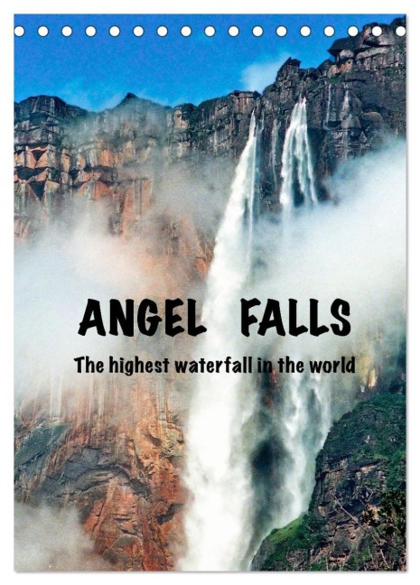 Angel Falls The tallest waterfall in the world (Desk Calendar 2026 DIN A5 portrait), CALVENDO 12 Month DeskCalendar - Joern Stegen