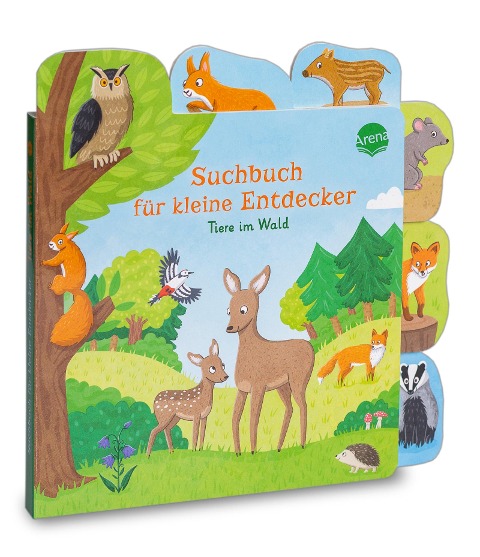 Suchbuch für kleine Entdecker. Tiere im Wald - 