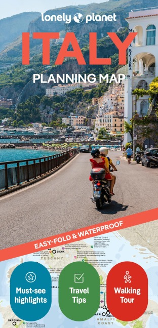 Lonely Planet Italy Planning Map - 
