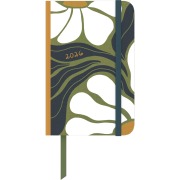 Cover-Bild zum Titel 'Dominique Vari Blossom - Wochen-Notizkalender klein 2026 - Taschen-Kalender 9x14 cm - mit Verschlussband & Falttasche - Weekly' von ''