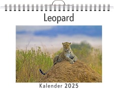 Cover-Bild zum Titel 'Leopard - (Wandkalender 2025, Kalender DIN A4 quer, Monatskalender im Querformat mit Kalendarium, das perfekte Geschenk)' von 'Felix Friedrich'