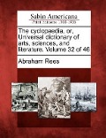 Cover-Bild zum Titel 'The cyclopaedia, or, Universal dictionary of arts, sciences, and literature. Volume 32 of 46' von 'Abraham Rees'