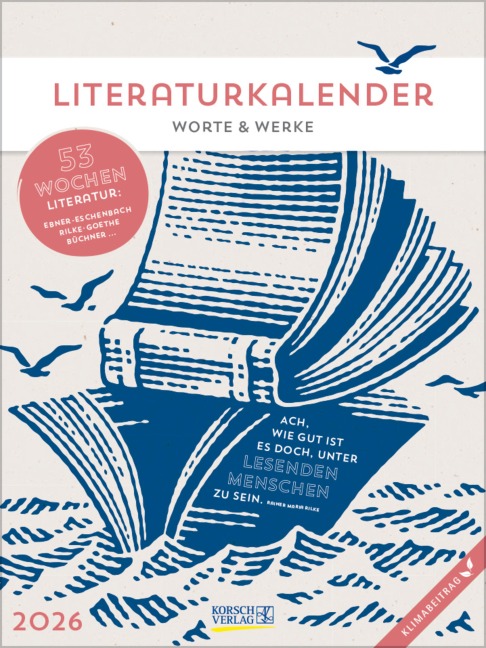 Literaturkalender 2026 - 