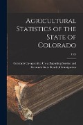 Agricultural Statistics of the State of Colorado; 1925 - 