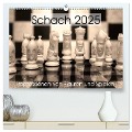 Schach 2025. Impressionen von Figuren und Spielen (hochwertiger Premium Wandkalender 2025 DIN A2 quer), Kunstdruck in Hochglanz - Steffani Lehmann (Hrsg.