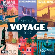 Cover-Bild zum Titel 'Vintage Voyage Kalender 2027 - 30x30 - Art12' von 'Ackermann Kunstverlag GmbH'