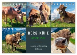 Cover-Bild zum Titel 'Berg-Kühe, Natur pur - unser schönster Urlaub (Tischkalender 2026 DIN A5 quer), CALVENDO Monatskalender' von 'Peter Roder'