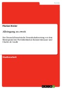 Cover-Bild zum Titel 'Alleingang zu zweit' von 'Florian Kreier'