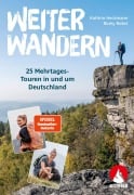 Cover-Bild zum Titel 'Weiter Wandern. 25 Mehrtagestouren in und um Deutschland' von 'Kathrin Heckmann, Romy Robst'