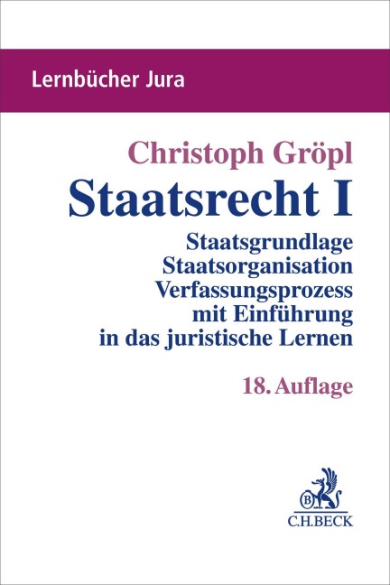 Staatsrecht I - Christoph Gröpl