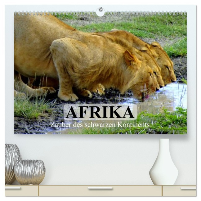 Afrika. Zauber des schwarzen Kontinents (hochwertiger Premium Wandkalender 2026 DIN A2 quer), Kunstdruck in Hochglanz - Elisabeth Stanzer