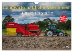 Cover-Bild zum Titel 'Landwirtschaftliche Maschinen im Einsatz (Wandkalender 2026 DIN A4 quer), CALVENDO Monatskalender' von 'SchnelleWelten SchnelleWelten'