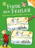 Cover-Bild zum Titel 'Finde den Fehler. Superstarker Rätselspaß' von 'Judith Ganter'