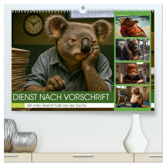Dienst nach Vorschrift (hochwertiger Premium Wandkalender 2026 DIN A2 quer), Kunstdruck in Hochglanz - Sven Melisch