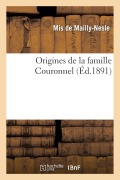 Cover-Bild zum Titel 'Origines de la Famille Couronnel' von 'Mailly-Nesle'