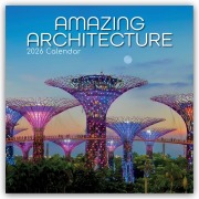 Cover-Bild zum Titel 'Amazing Architecture - Atemberaubende Architektur 2026 - 16-Monatskalender' von 'The Gifted'