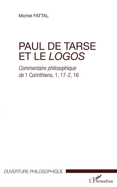 Paul de Tarse et le logos - Michel Fattal