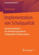 Cover-Bild zum Titel 'Implementation von Schulqualität' von 'Beate Kasper'