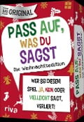 Cover-Bild zum Titel 'Pass auf, was du sagst - Die Weihnachtsedition' von 'Emma Hegemann'