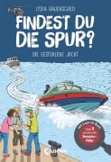 Cover-Bild zum Titel 'Findest du die Spur? - Die gestohlene Jacht' von 'Lydia Hauenschild'