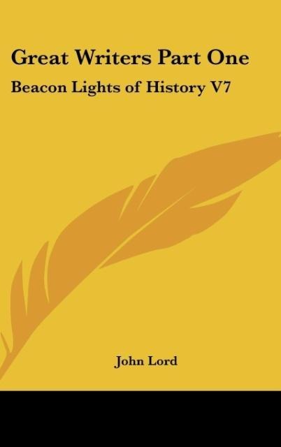 Great Writers Part One - John Lord