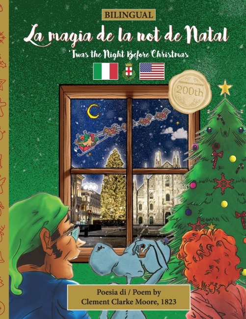 BILINGUAL 'Twas the Night Before Christmas - 200th Anniversary Edition - Clement Clarke Moore, Sally M. Veillette