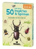 Cover-Bild zum Titel 'Expedition Natur 50 heimische Insekten & Spinnen' von 'Carola von Kessel, Thomas Müller'
