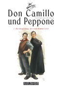 Cover-Bild zum Titel 'Don Camillo und Peppone in Bildergeschichten 01. Der Häuptling, der vom Himmel fiel' von 'Davide Barzi, Silvia Lombardi, Alessandro Mainardi'