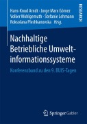 Cover-Bild zum Titel 'Nachhaltige Betriebliche Umweltinformationssysteme' von ''