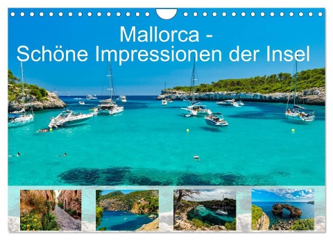 Mallorca - Schöne Impressionen der Insel (Wandkalender 2024 DIN A4 quer), CALVENDO Monatskalender - Jürgen Seibertz