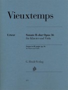 Cover-Bild zum Titel 'Sonate B-dur Opus 36 für Klavier und Viola' von 'Henry Vieuxtemps'