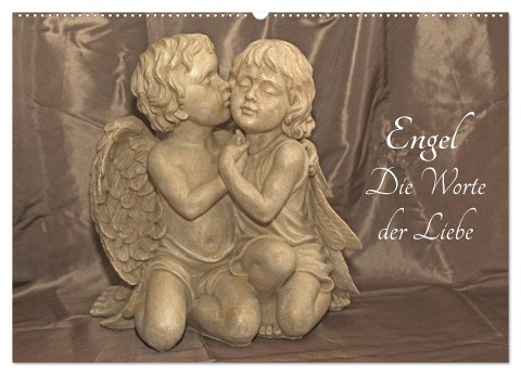 Engel - Die Worte der Liebe (Wandkalender 2025 DIN A2 quer), CALVENDO Monatskalender - Andrea Potratz