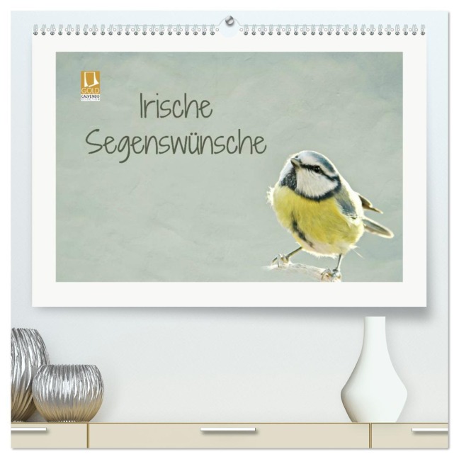 Irische Segenswünsche (hochwertiger Premium Wandkalender 2026 DIN A2 quer), Kunstdruck in Hochglanz - Heike Hultsch