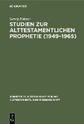 Cover-Bild zum Titel 'Studien zur alttestamentlichen Prophetie (1949-1965)' von 'Georg Fohrer'