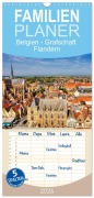 Cover-Bild zum Titel 'Familienplaner 2026 - Belgien - Grafschaft Flandern mit 5 Spalten (Wandkalender, 21 x 45 cm) CALVENDO' von 'Clemens Stenner'