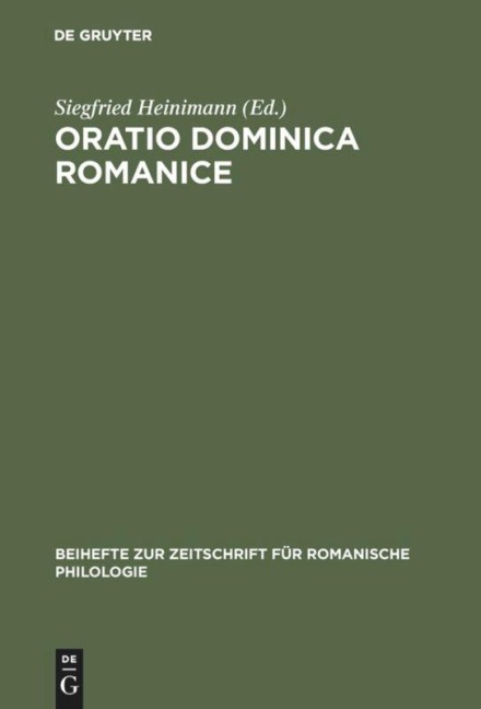 Oratio Dominica Romanice - 