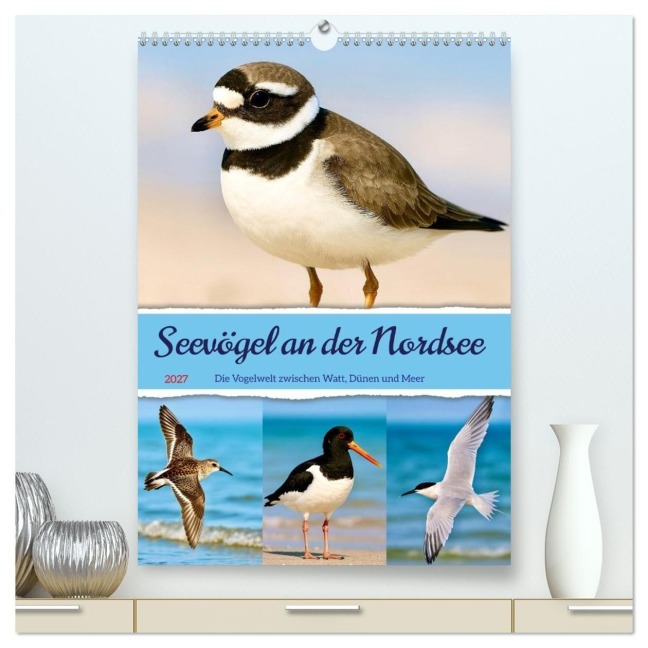 Seevögel an der Nordsee (hochwertiger Premium Wandkalender 2027 DIN A2 hoch), Kunstdruck in Hochglanz - Steffani Lehmann