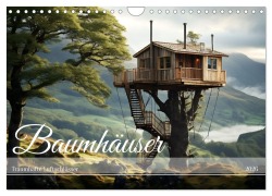 Cover-Bild zum Titel 'Baumhäuser - Traumhafte Luftschlösser (Wandkalender 2026 DIN A4 quer), CALVENDO Monatskalender' von 'Daniela Tapper'